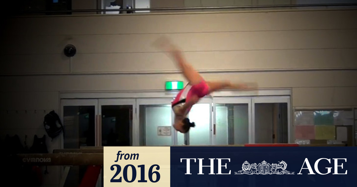 Video Australian gymnasts train for Rio Olympics selection.